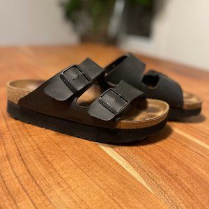 BIRKENSTOCK Black Papillio Arizona Flatform
